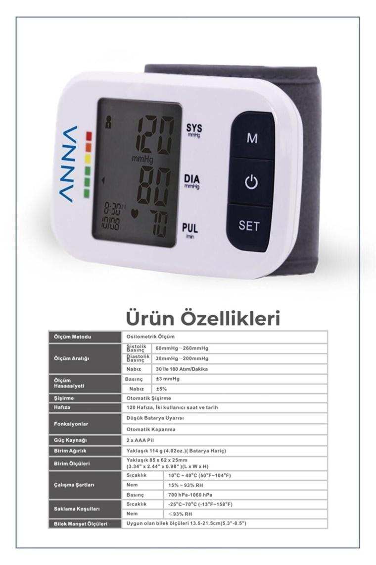 B2 Comfort Dijital Bilekten Ölçer Tansiyon Aleti