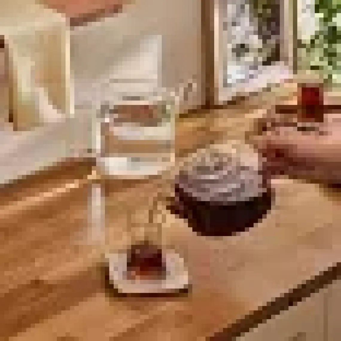Arow Very Borosilikat Cam Çaydanlık Seti M-07 ''1100 ML-1800 Ml'' Şeffaf/mavi
