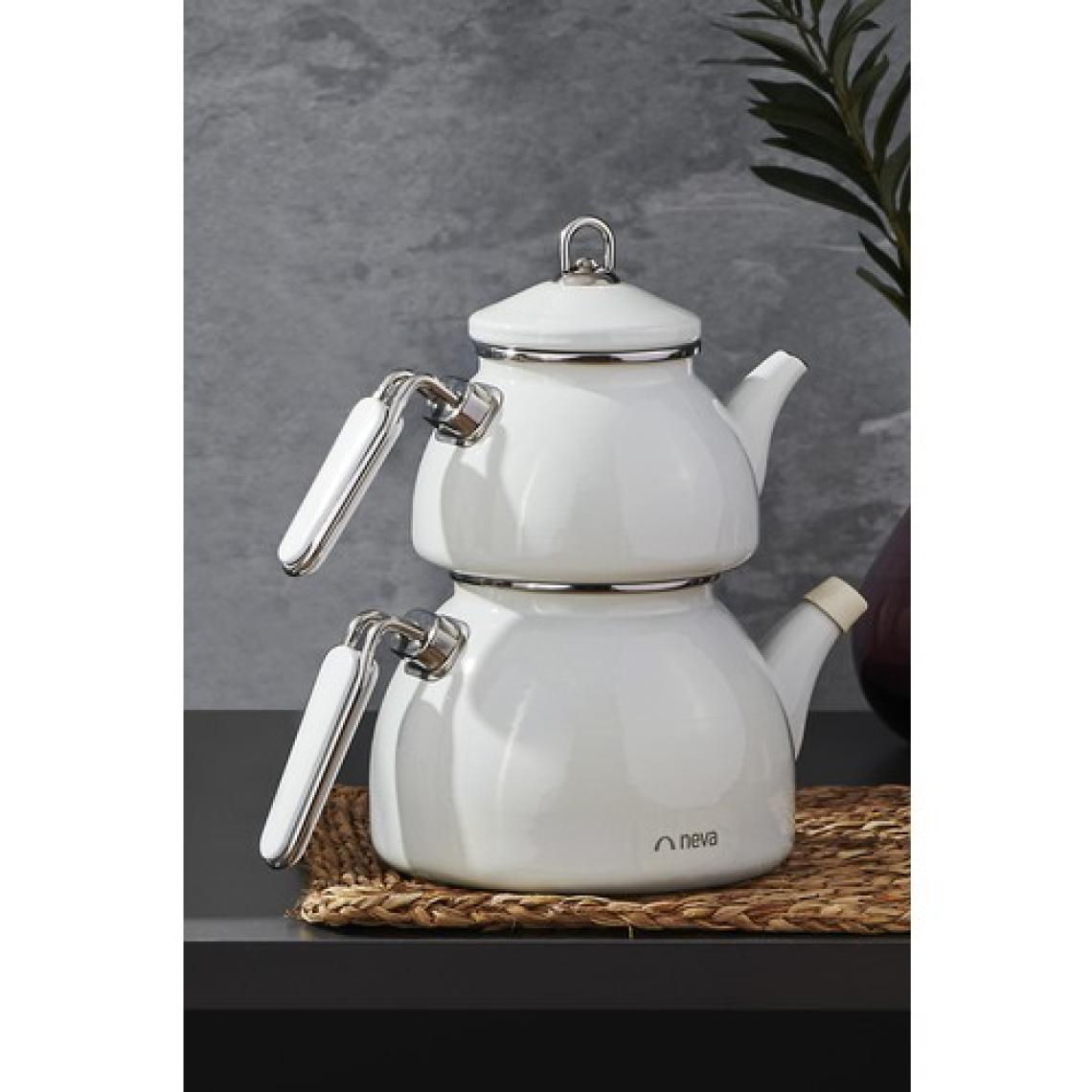 Neva N3075 Sweet Lilyum Emaye Demlik Seti