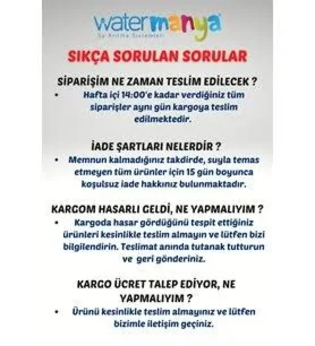 Su Arıtma Yüksek Basınç Switch