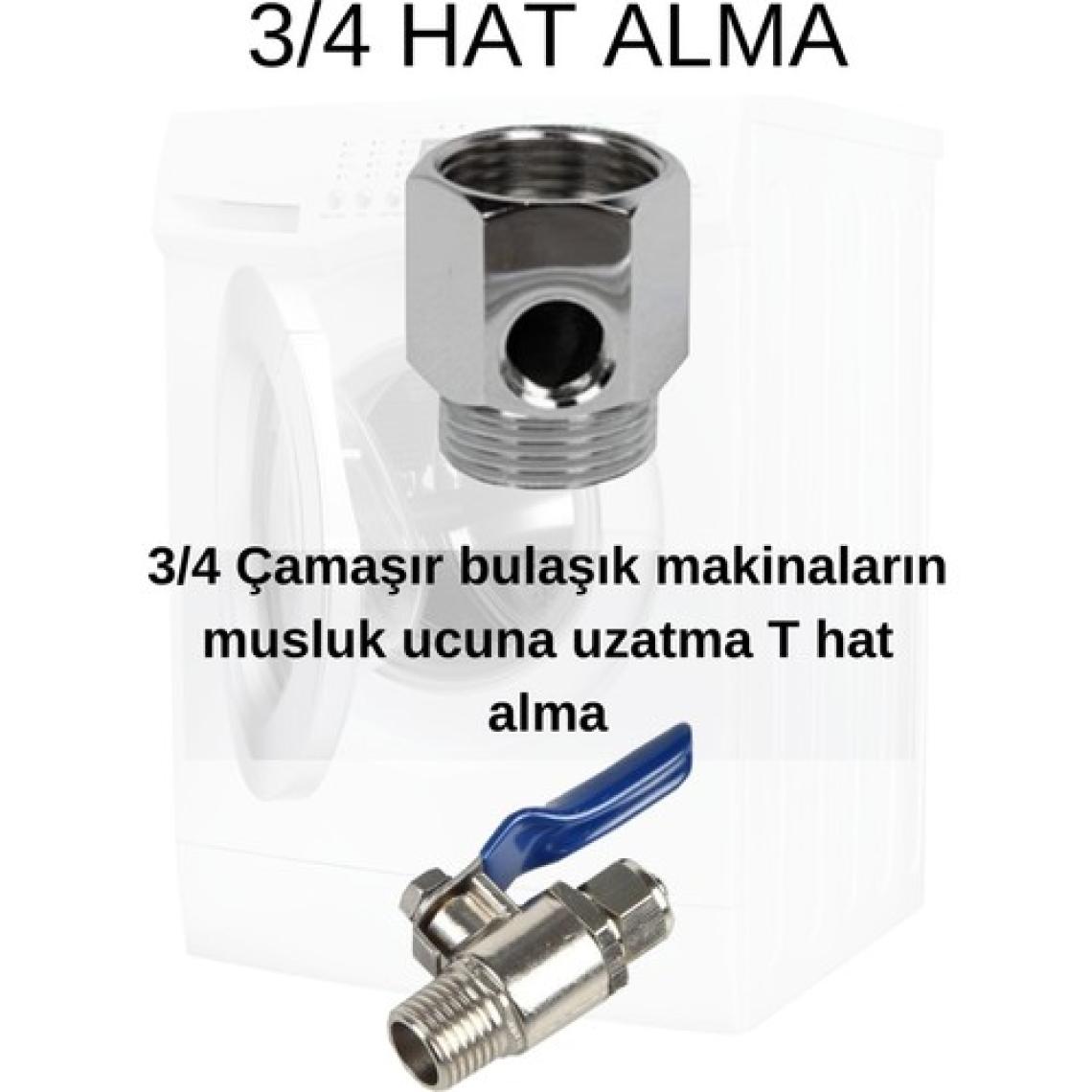 Su Arıtma Cihazı 3/4 Hat Alma Aparatı ve Küresel Vana