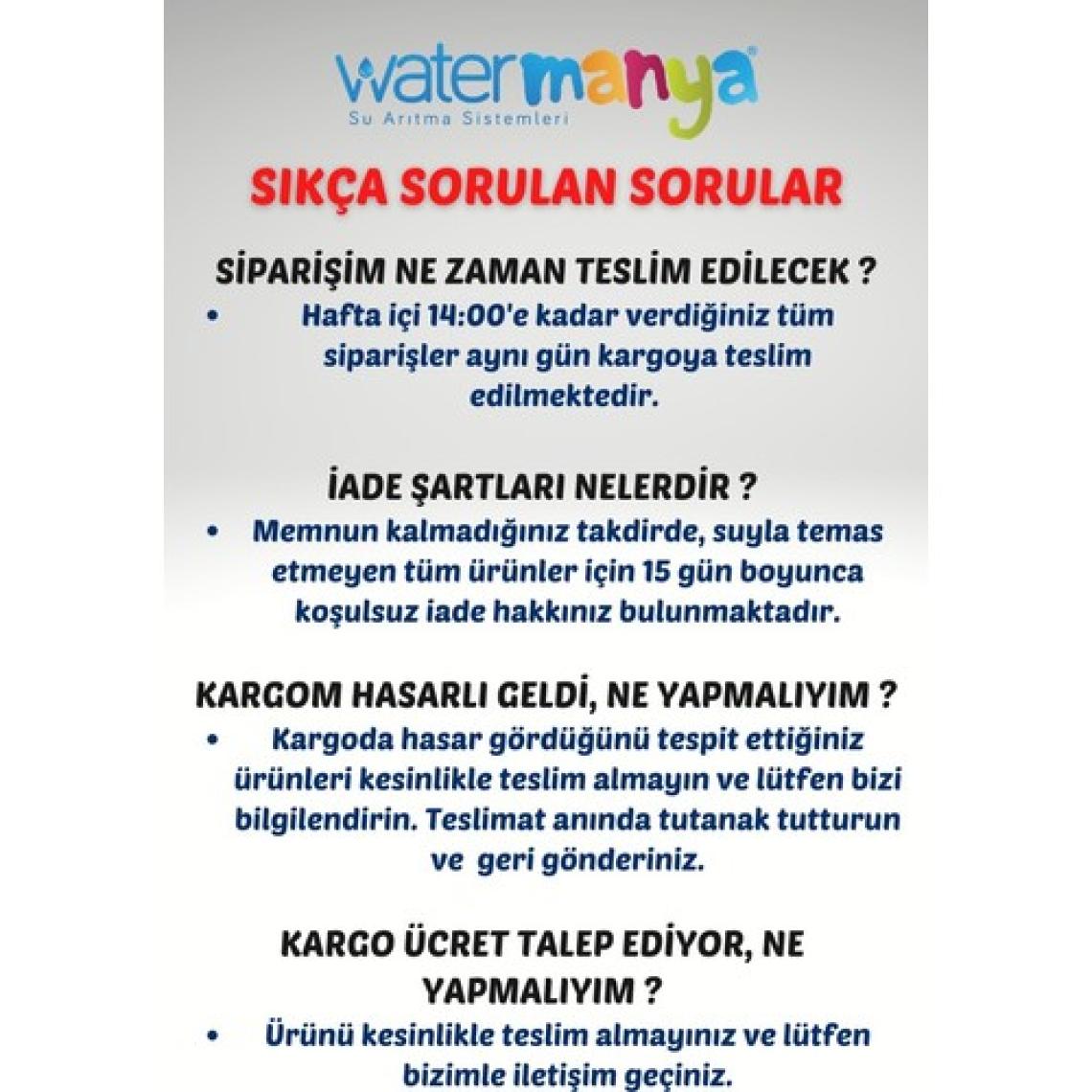 Su Arıtma Quick (Geçmeli) Shut Off Valf 1/4'' - Dört Yollu Vana