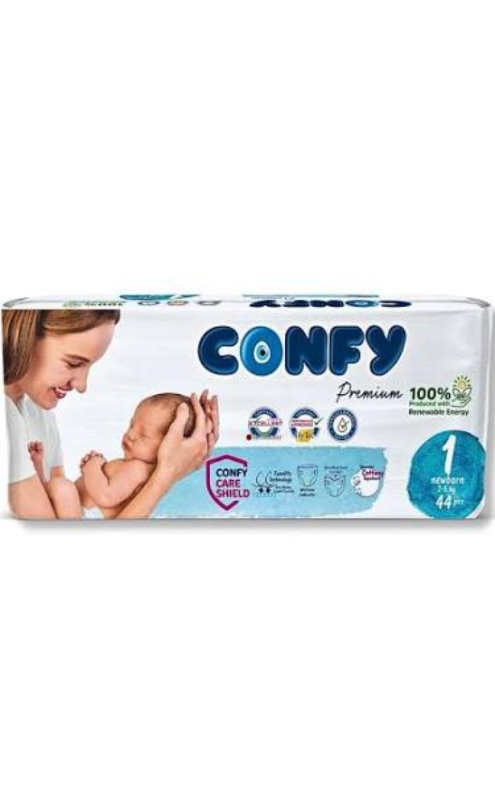 Premium 1 Numara Bebek Bezi Yenidoğan 2 - 5 Kg 44 Adet