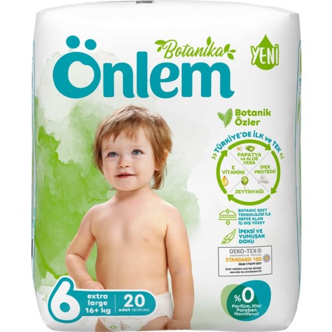 Önlem Botanika Bebek Bezi Avantaj Paket Extra Large 20’lı (16+ Kg)