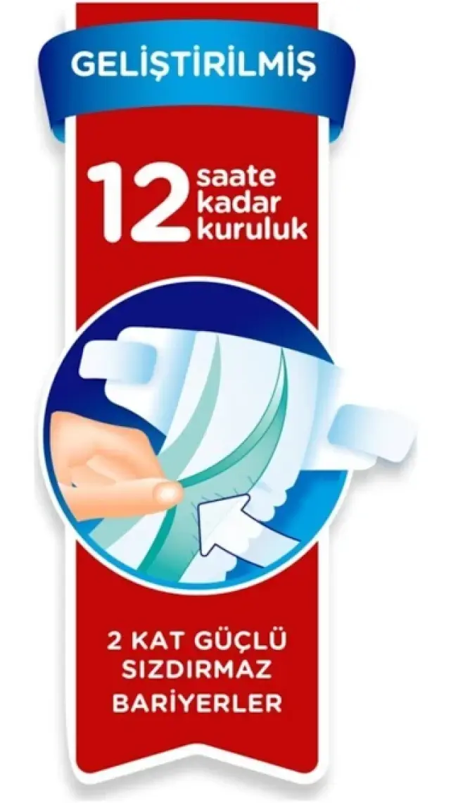 Prima Bebek Bezi Aktif Bebek 3 Beden 62 Adet Fırsat Paketi