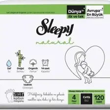 Sleepy Bebek Bezi 4 Numara Jumbo 120'LI