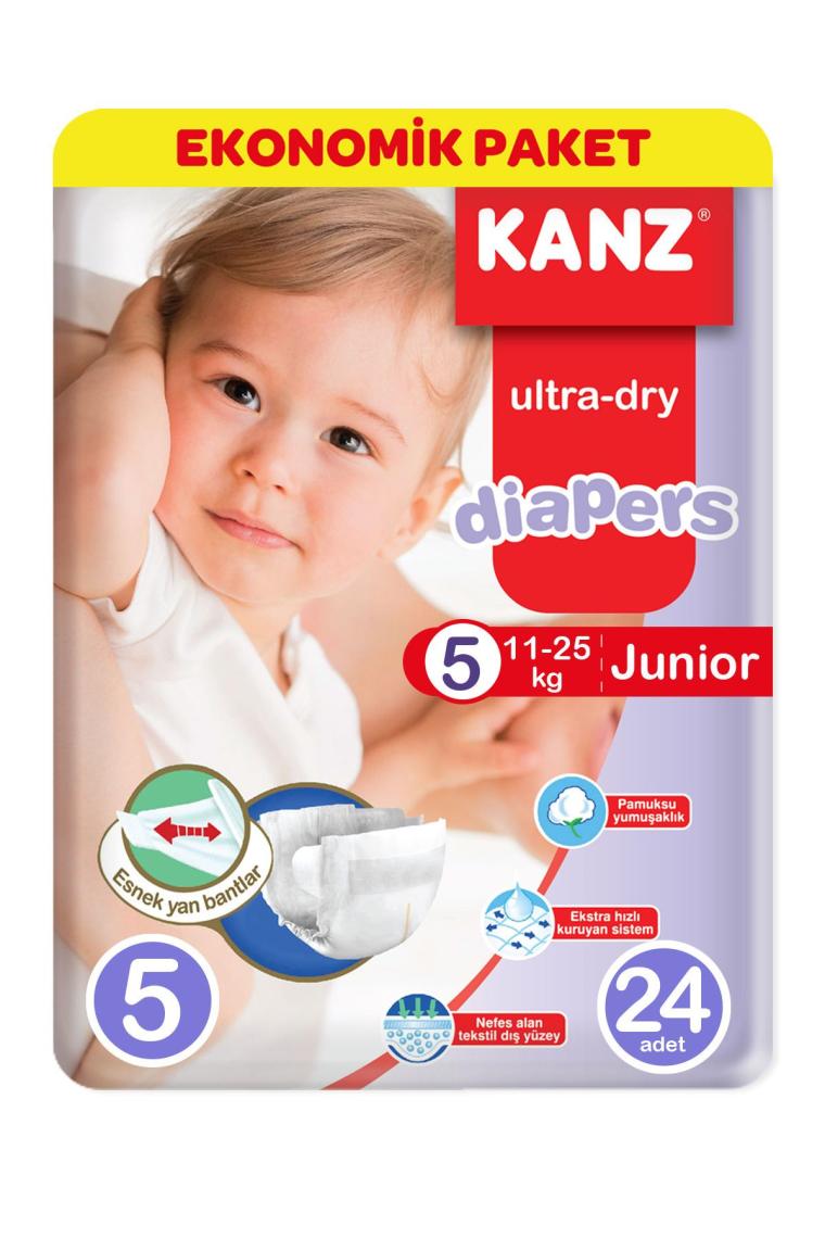 Kanz 5 Numara Junior 24'lü Bebek Bezi