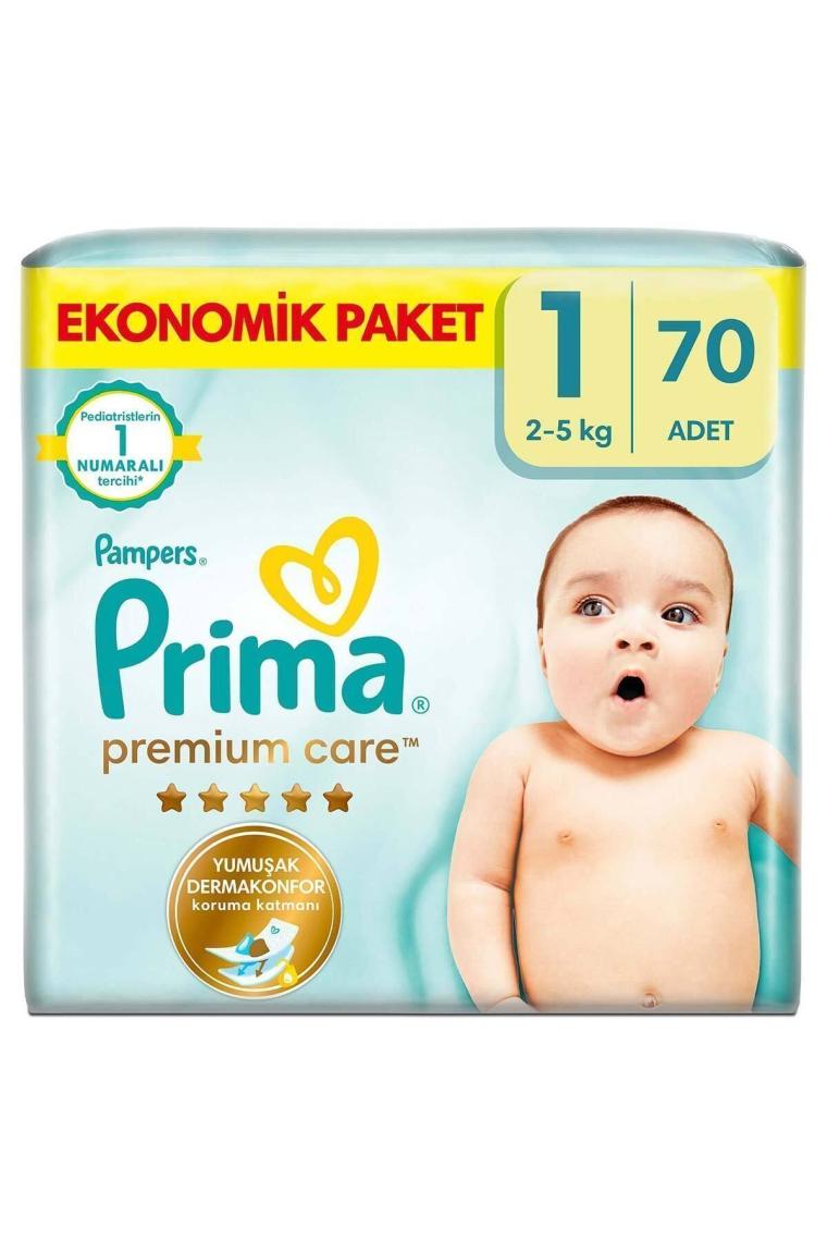 Prima Premium Care 1 Numara Yenidoğan 70'li Bebek Bezi