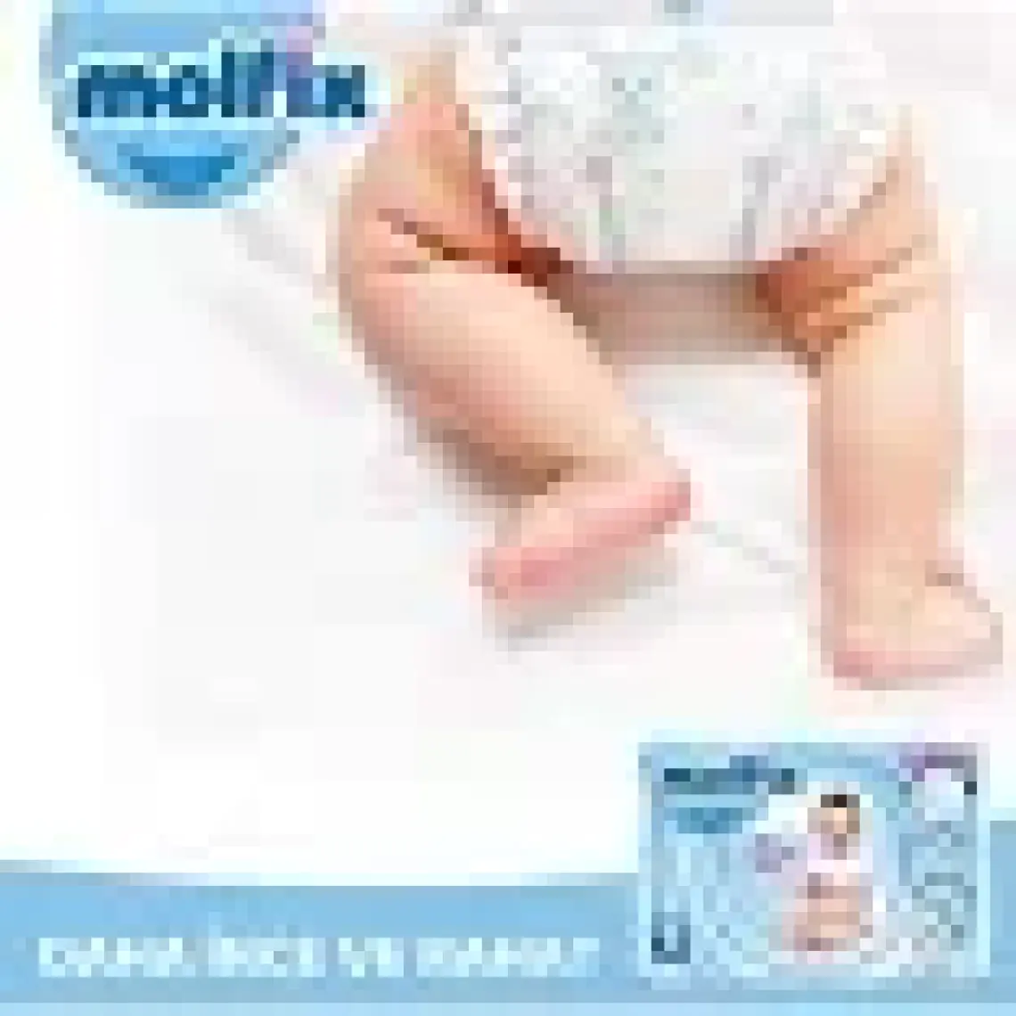 Molfix Bebek Bezi 6 Beden E.large Hiper Ekonomi Paketi 124 Adet