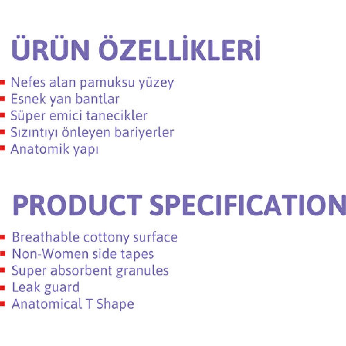 Kanz 5 Numara Junior 48'li Bebek Bezi