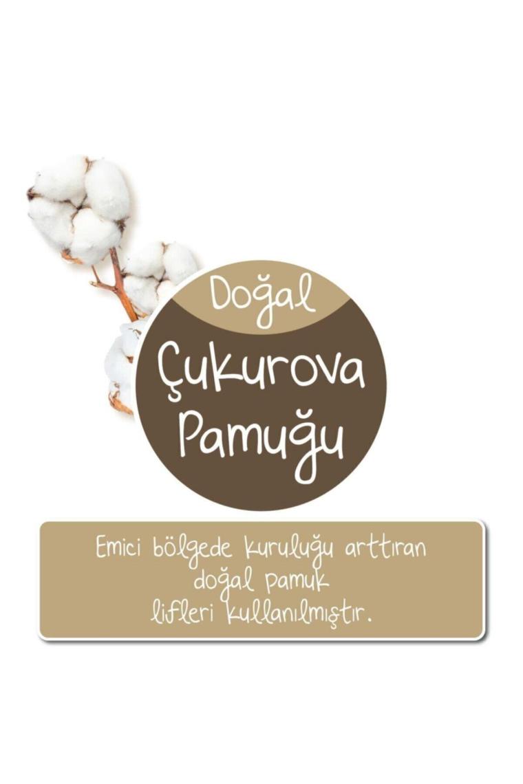 Baby Turco Doğadan 4 Numara 8-14 Kg Bantlı Bebek Bezi 300 Adet – Ekstra Gece Koruması, Yumuşak Ve Nefes Alabilir