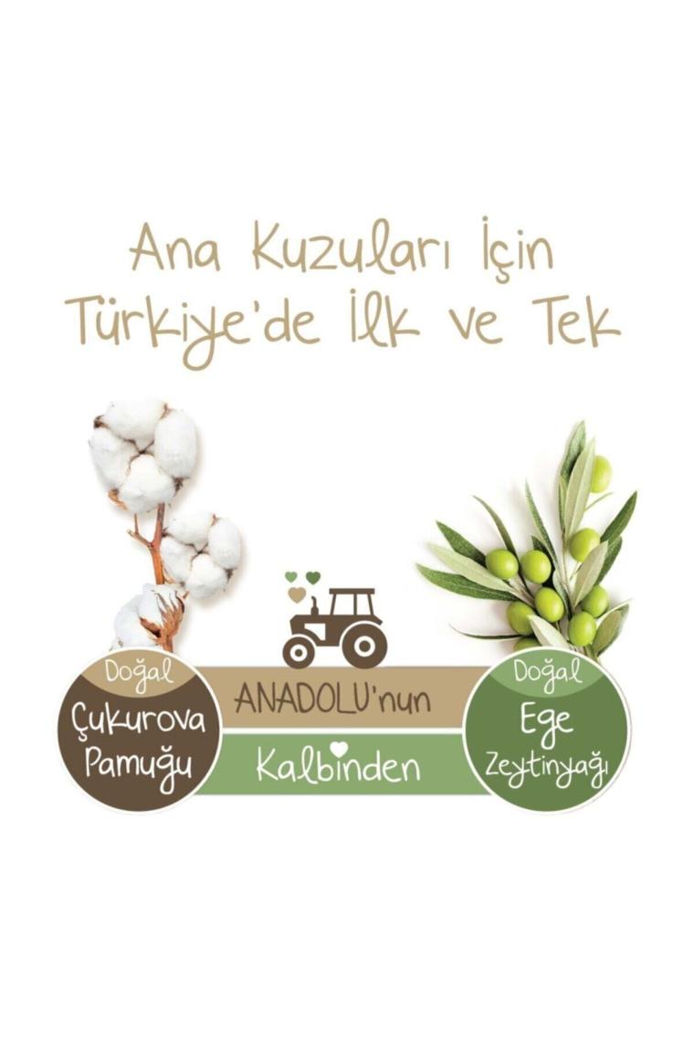 Baby Turco Doğadan 4 Numara 8-14 Kg Bantlı Bebek Bezi 300 Adet – Ekstra Gece Koruması, Yumuşak Ve Nefes Alabilir