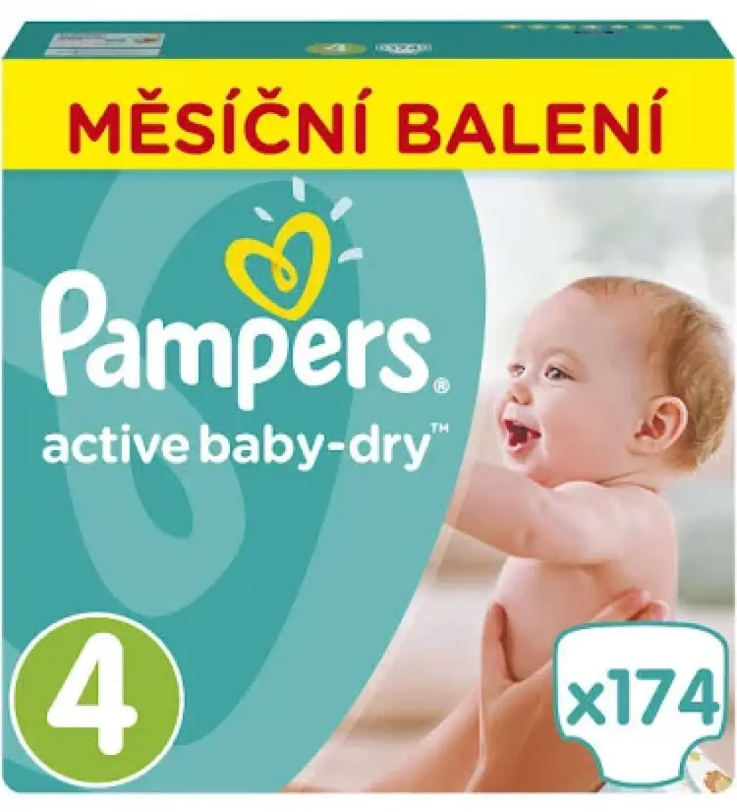 Prima Bebek Bezi Aktif Bebek 4 Beden Maxi Aylık Fırsat Paketi Paket 174 Adet