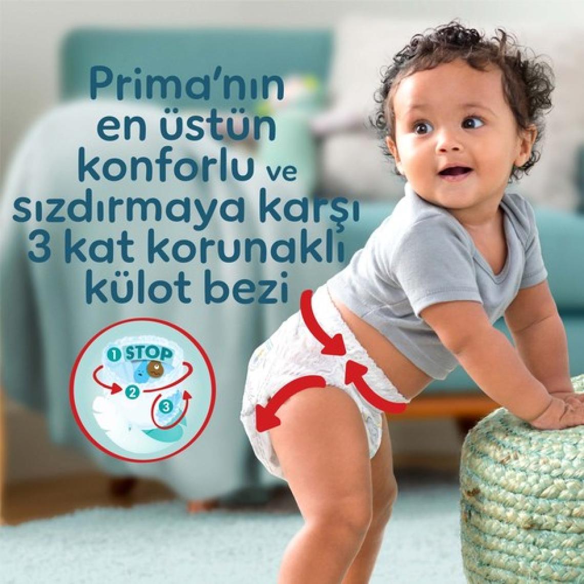 Prima Premium Care Külot Bebek Bezi 4 Numara 44 Adet Maxi İkiz Paket