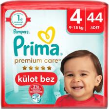 Prima Premium Care Külot Bebek Bezi 4 Numara 44 Adet Maxi İkiz Paket