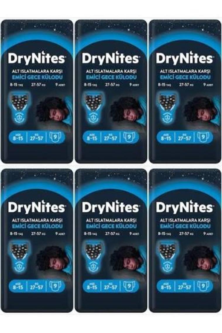 Huggies Drynites Erkek Emici Gece Külodu 8-15 Yaş 54'lü