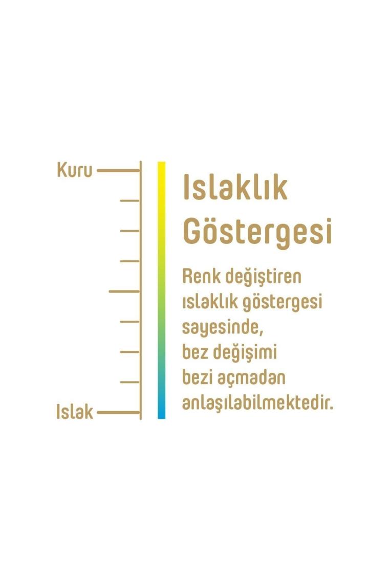 Organik Pamuklu Cırtlı Bez 4'lü Paket 6 Numara Xlarge 128 Adet