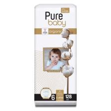 Organik Pamuklu Cırtlı Bez 4'lü Paket 6 Numara Xlarge 128 Adet