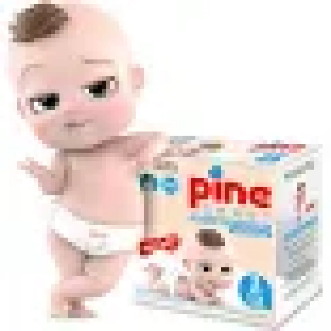 Pine Smart Akıllı Bebek Bezi 2 No Mini 3-6 kg 24'lü