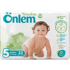 Önlem Botanika 5 Beden Junior 32'li Bebek Bezi