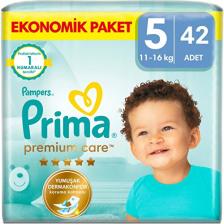 Prima Premium Care 5 Numara Junior 42'li Bebek Bezi