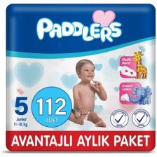 Paddlers 5 Numara Junior 112'li Aylık Paket Bebek Bezi