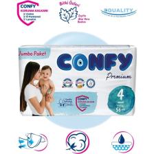 Confy Premium 4 Numara Maxi 56'lı Bebek Bezi