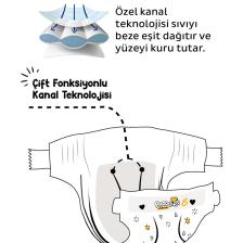 Paddlers Protection Bebek Bezi 6 Numara X-Large 64 Adet (15+Kg) 2'li Jumbo Set