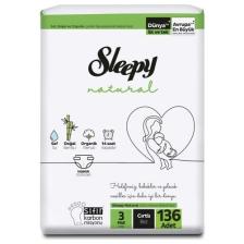 Sleepy Bebek Bezi 3 Numara Jumbo 136'LI