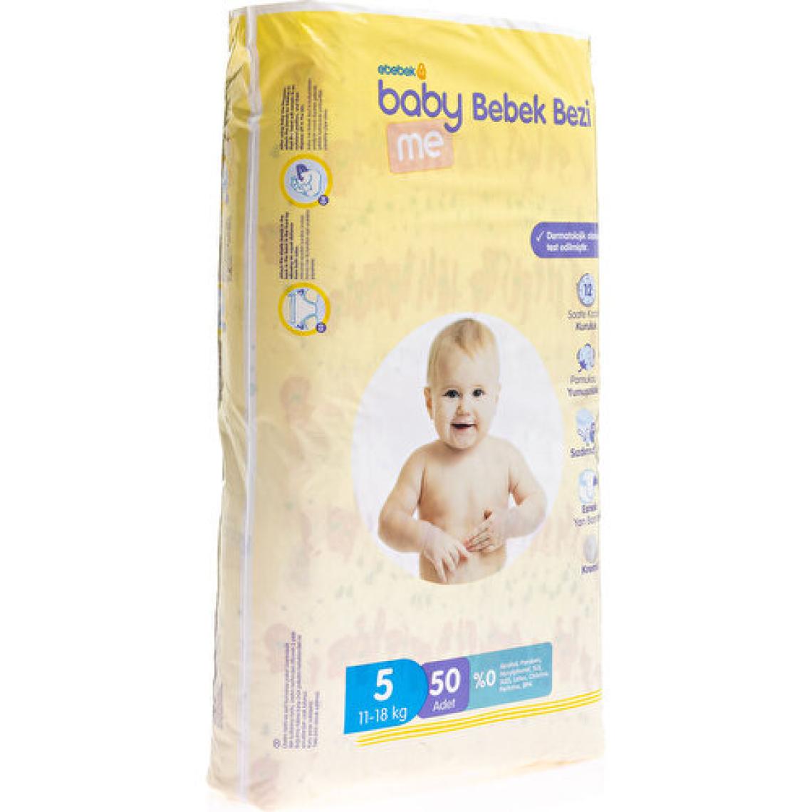 Baby Me Junior 5 Numara Bebek Bezi 11-18 kg 50 Adet