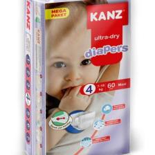 Kanz 4 Numara Maxi 60'lı Bebek Bezi