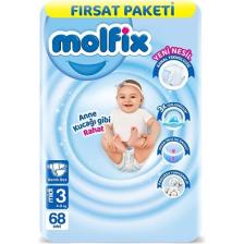 Molfix 3 Numara Midi 68'li Bebek Bezi