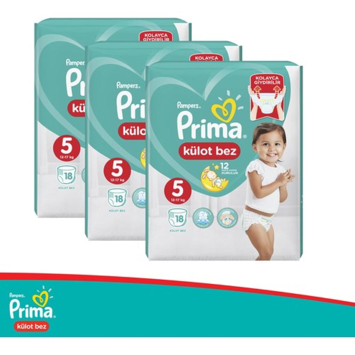 Prima Pants 3 Numara Midi 64 Adet Külot Bez
