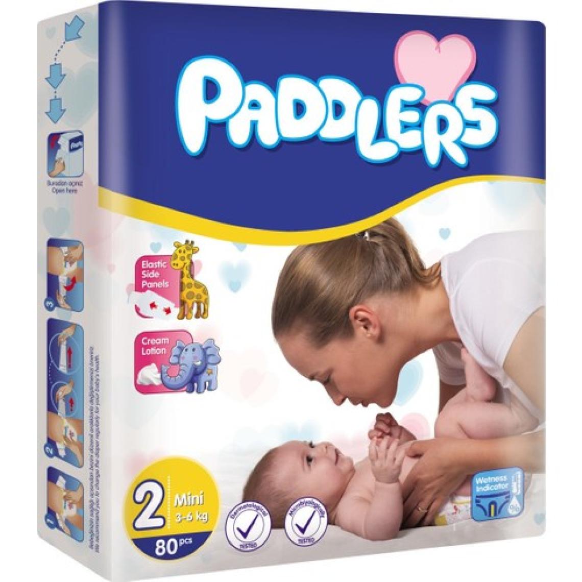 Paddlers 2 Numara Mini 80'li Jumbo Paket Bebek Bezi