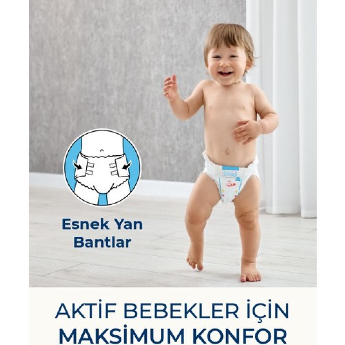 Paddlers Bebek Bezi 4 Numara Maxi 60 Adet (7-14 Kg) Jumbo Paket