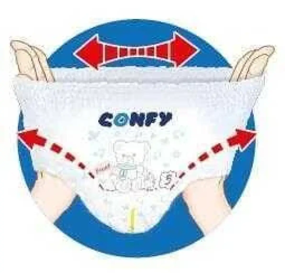 Confy Kulot Bebek Bezi 6 Numara Junior Extralarge 20 Li