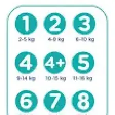 Prima Aktif Bebek, Bebek Bezi 6 Numara, 102 adet