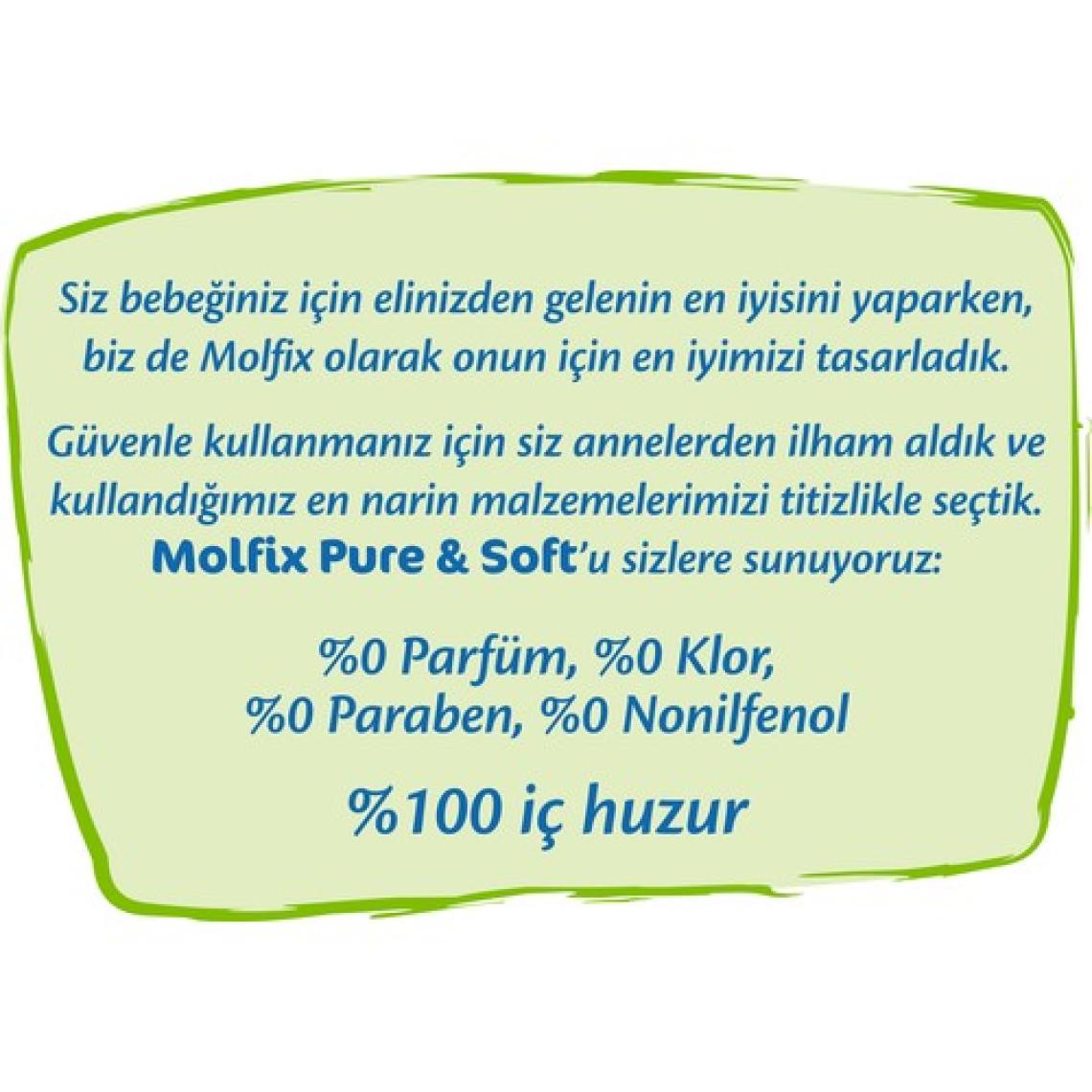 Molfix Pure&Soft 4 Numara Maxi 56 Adet Süper Fırsat Paketi Bebek Bezi
