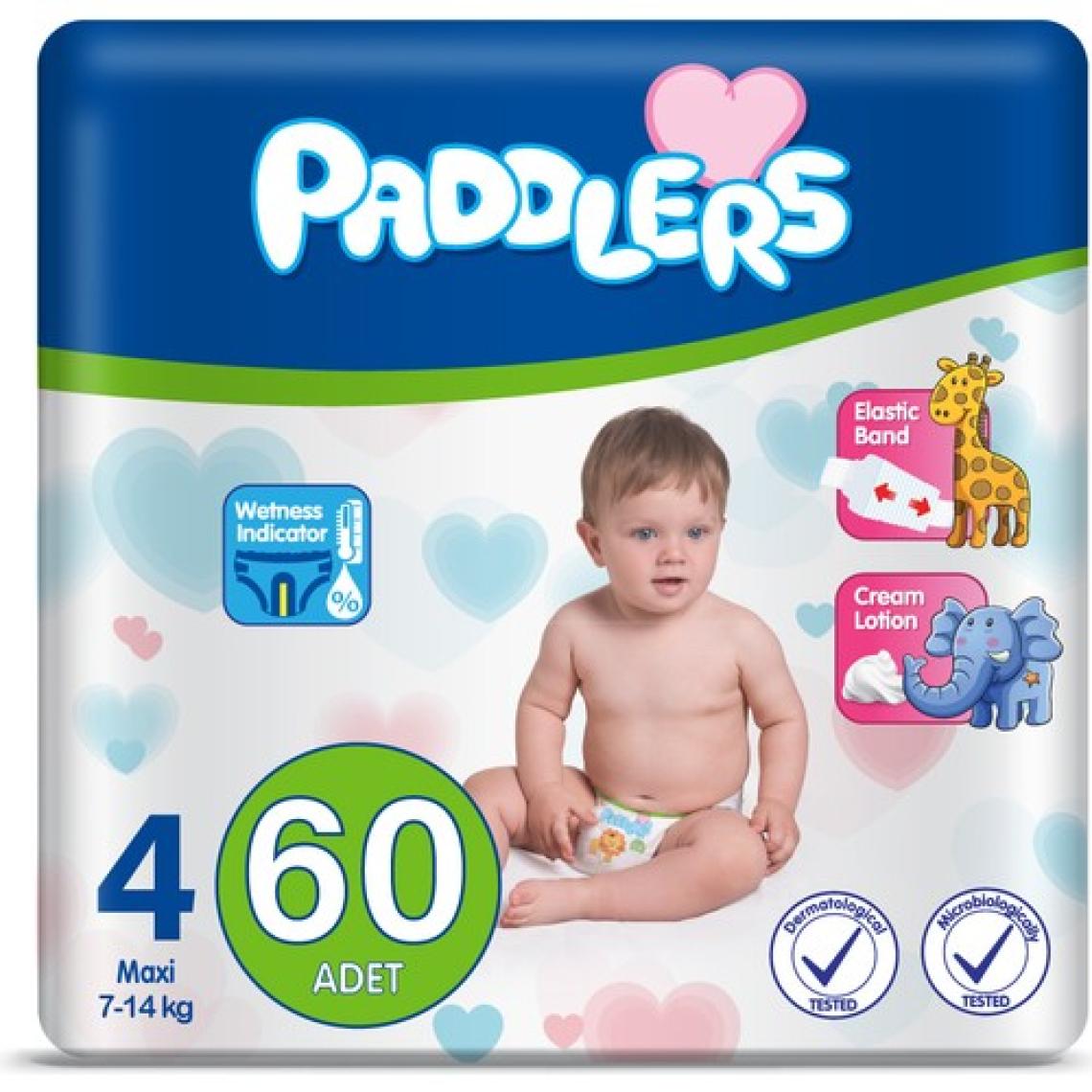 Paddlers 4 Numara Maxi 60'lı Jumbo Paket Bebek Bezi
