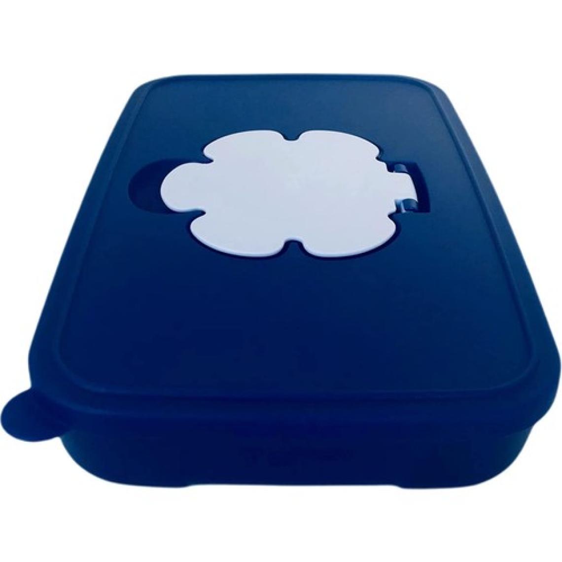 Tupperware Islak Mendil Için Kutu, Makyaj Bebek Çocuk 650 Ml, Koyu Mavi, Mavi