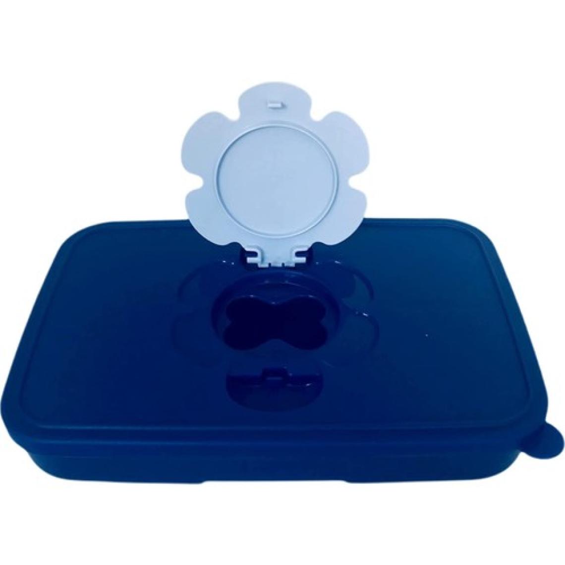 Tupperware Islak Mendil Için Kutu, Makyaj Bebek Çocuk 650 Ml, Koyu Mavi, Mavi