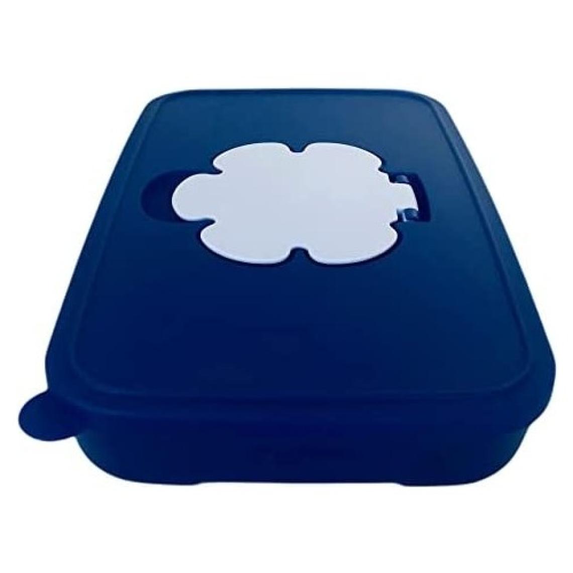 Tupperware Islak Mendil Için Kutu, Makyaj Bebek Çocuk 650 Ml, Koyu Mavi, Mavi
