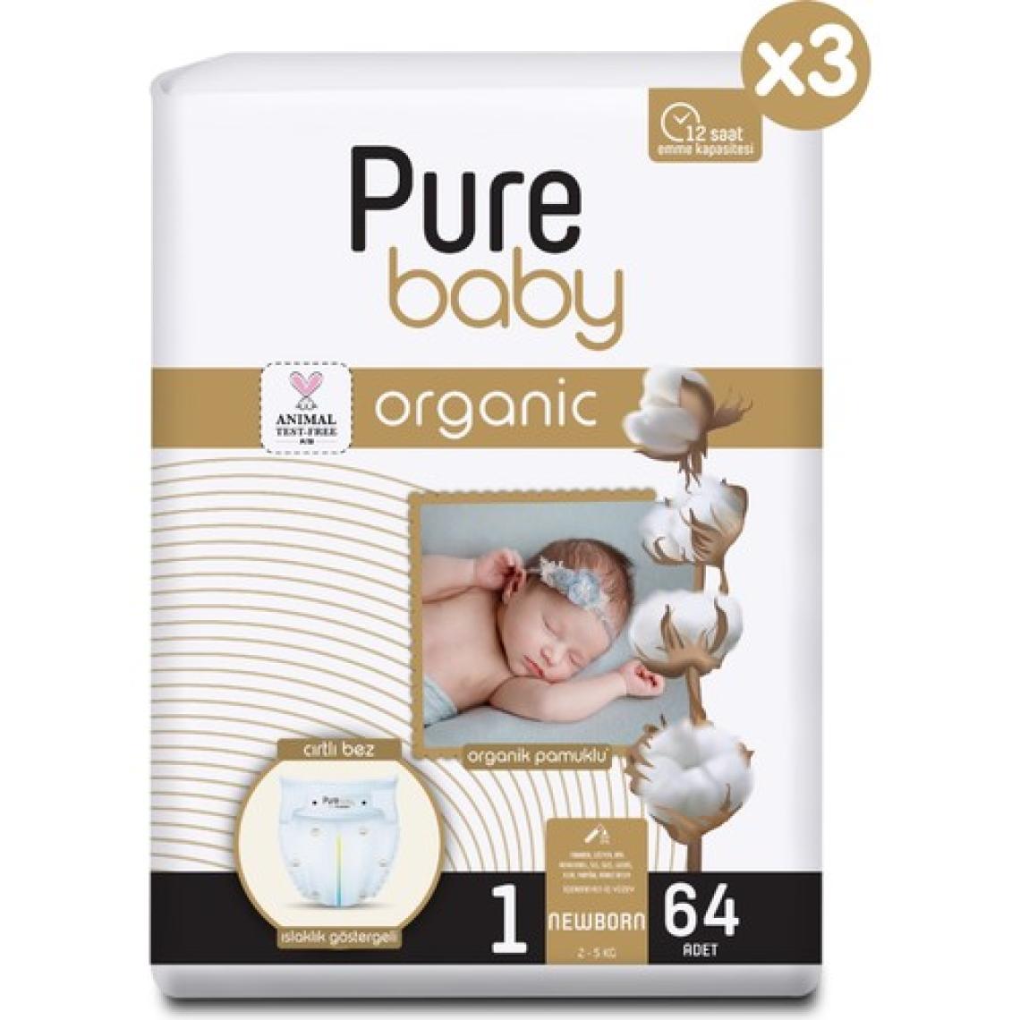 Pure Baby 1 Numara Yenidoğan 192'li Bebek Bezi