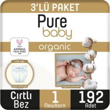 Pure Baby 1 Numara Yenidoğan 192'li Bebek Bezi