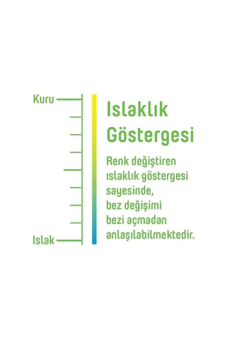 Pure Baby Organik Bambu Özlü 5 Numara Junior 40'lı Külot Bez