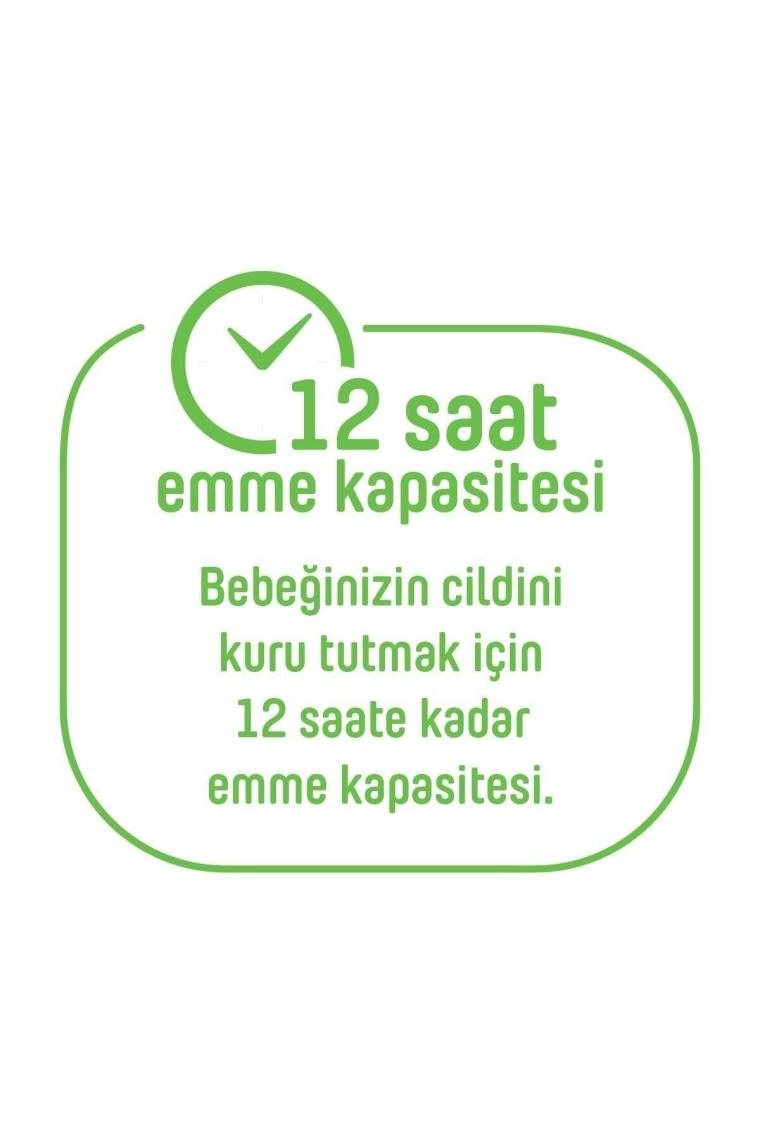 Pure Baby Organik Bambu Özlü 5 Numara Junior 40'lı Külot Bez