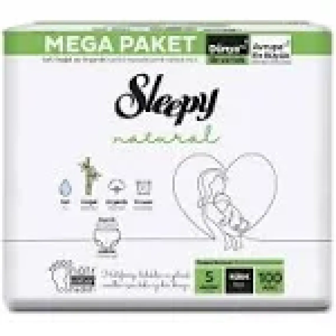 Sleepy Natural Gross Paket Külot Bez 5 Numara Junior 100 Adet