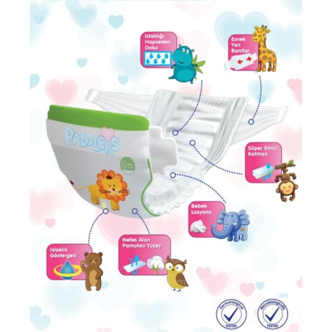 Paddlers 1 Numara Newborn 192'li Aylık Paket Bebek Bezi