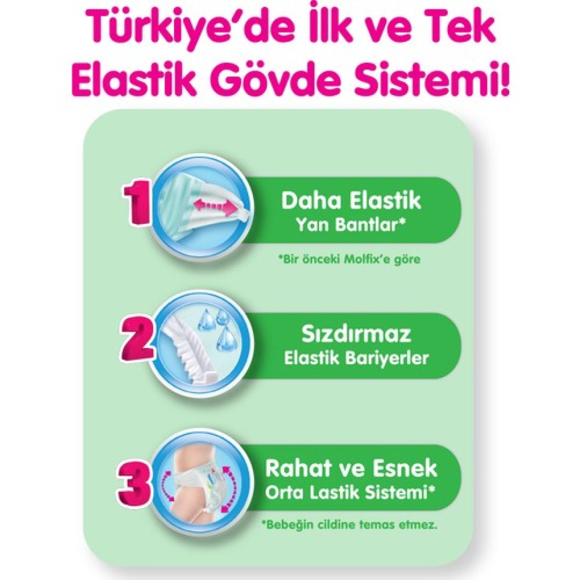 Molfix 5 Numara Junior 48'li Bebek Bezi