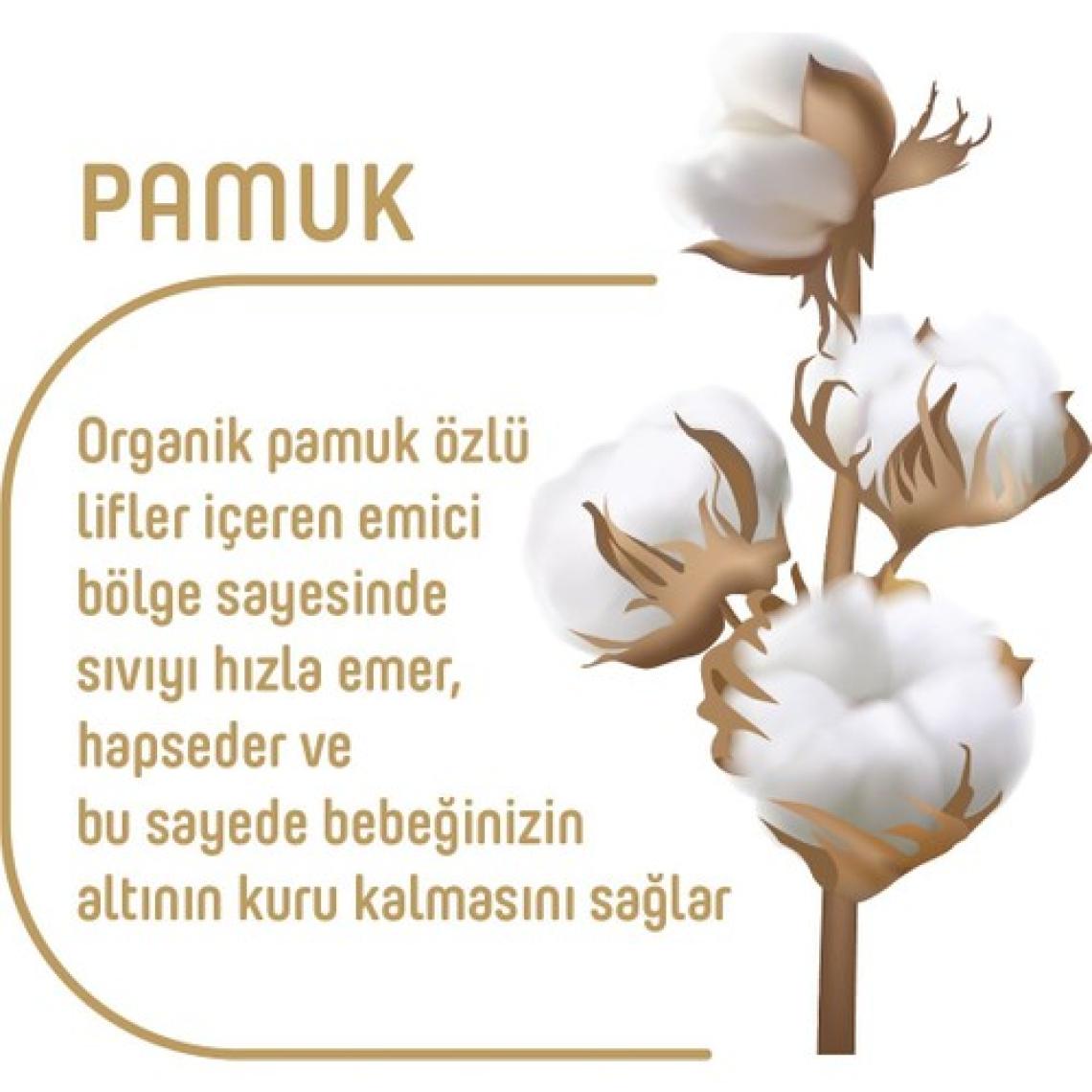 Pure Baby Organik Pamuklu Cırtlı Bez Tekli Paket 6 Numara Xlarge 32 Adet